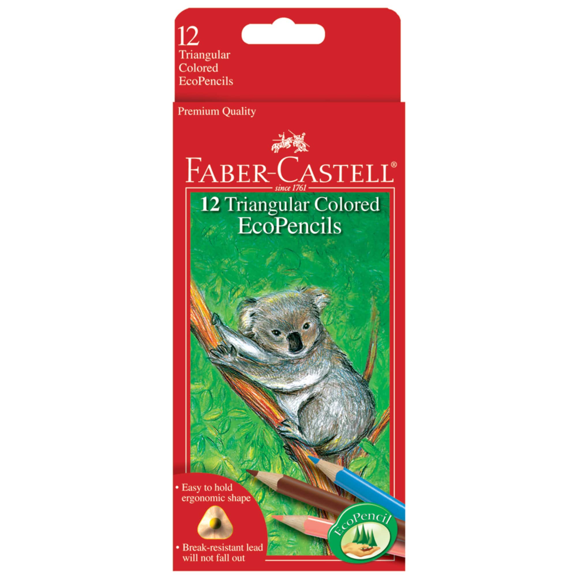 Faber-Castell® Triangular 12 Color EcoPencil Set